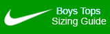 Nike Boy's Tops Size Guide Nike Boy's Tops Size Guide